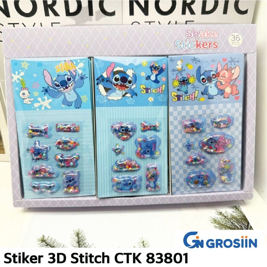 

GROSIIN | STIKER 3D STITCH CTK 83801