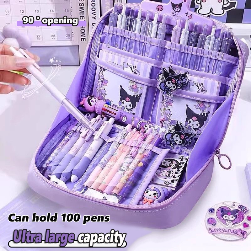 

Tas Pensil Berkapasitas Besar, Tampilan Menarik, Multifungsi, Penyimpanan Terorganisir, Tas Penyimpanan Alat Tulis