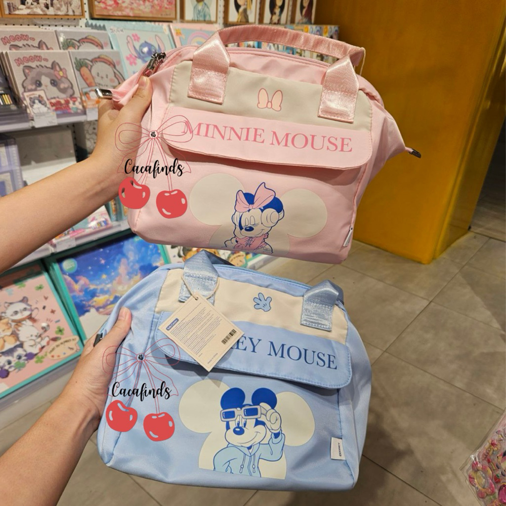 OHSOME x Disney‼️Bento Bag / Tas Bekal Mickey Mouse In The Real Life Collection (Minnie Mouse / Mick