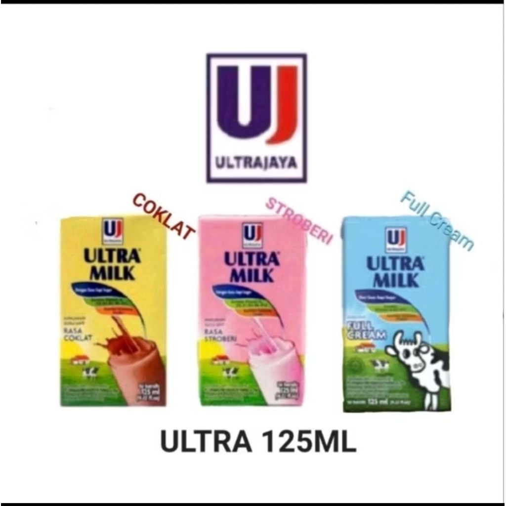 1 DUS Susu UHT ULTRA 125 ML 1 DUS Susu Ultra 125 Ultra Mini