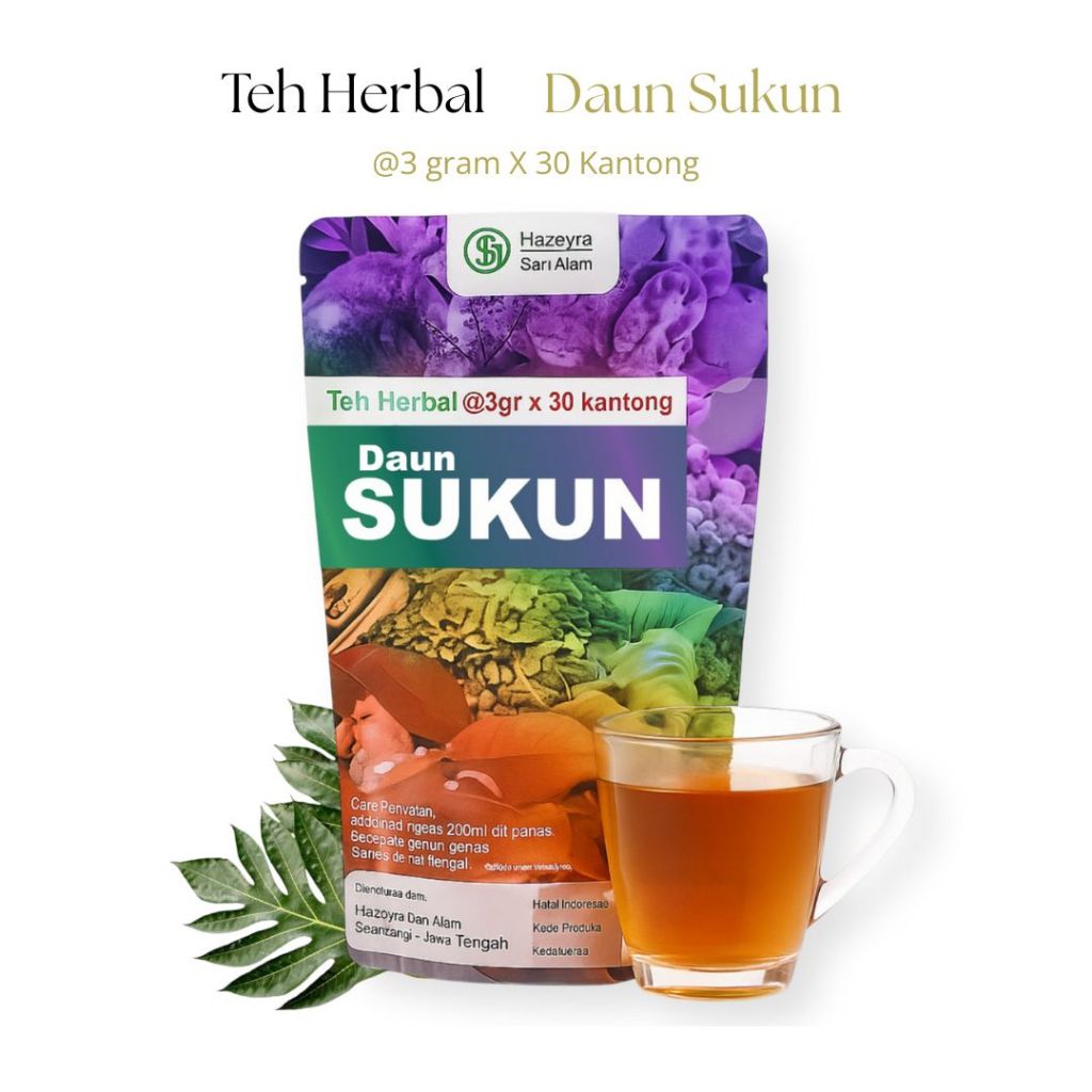 

teh herbal daun sukun isi 30pcs