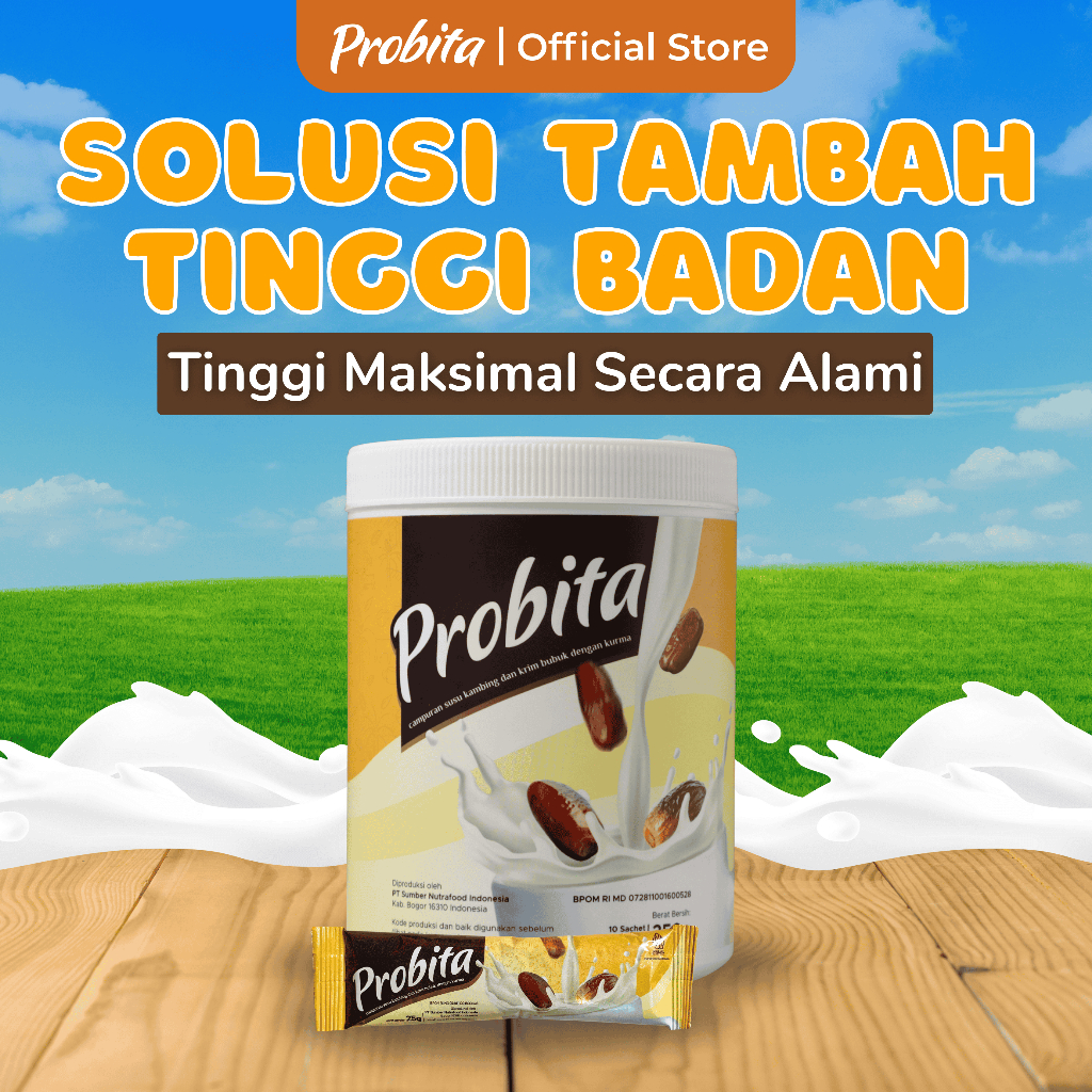 

Probita Susu Kurma Peninggi Badan untuk Pertumbuhan & Kesehatan Tulang