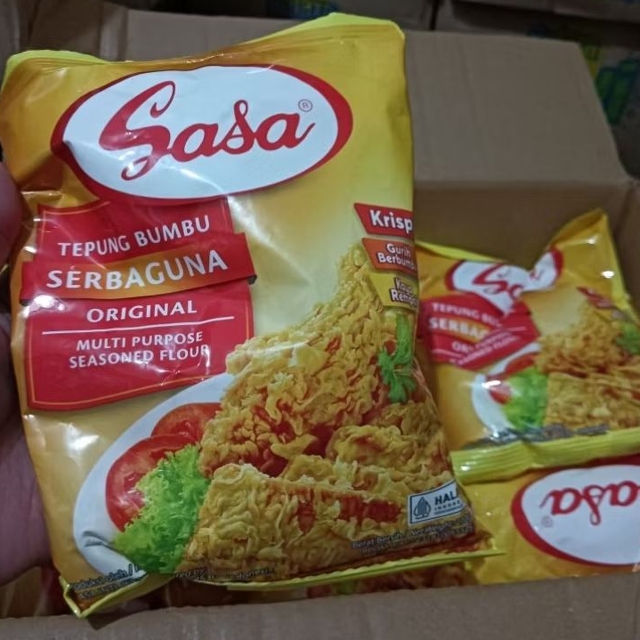 

TEPUNG BUMBU SASA SERBAGUNA 210GRAM (KEMASAN BESAR)