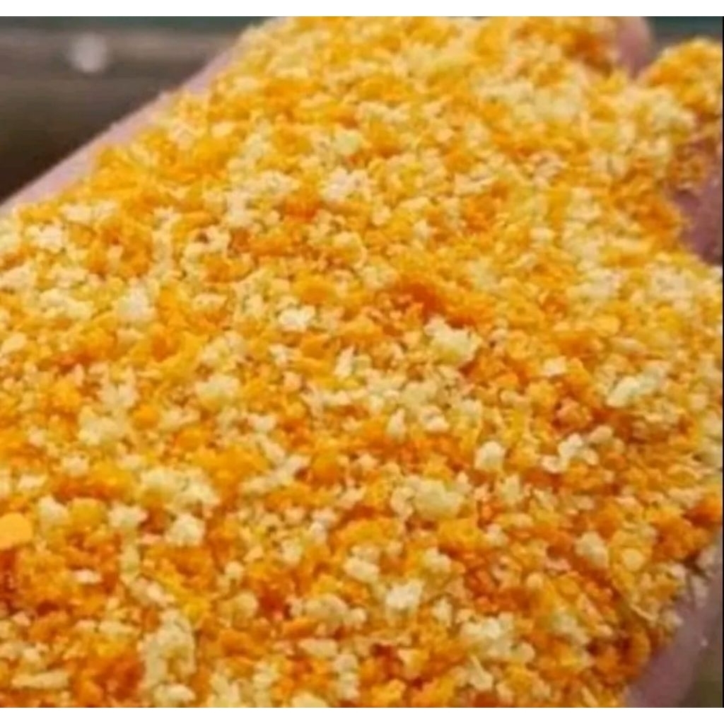 

Tepung panir/tepung roti/bread crumbs warna putih, mix, dan orange kemasan sak 10 kg. Kualitas TOP!