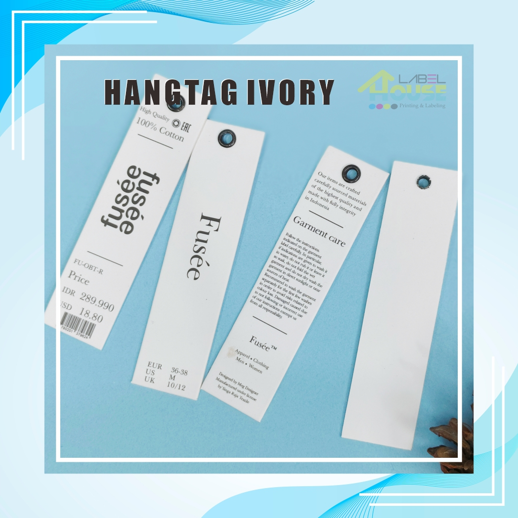 

LABEL MEREK TAG 700 GSM, Hangtag Pakaian, Tag Baju Baru, Merek Baju, Merek Baju Baru, Hangtag Distro, Tag Hijab