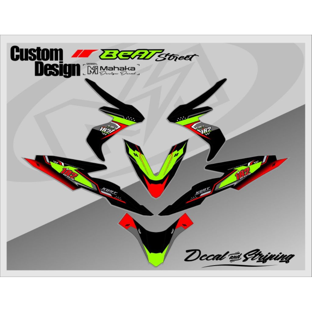 Striping decalkits fullbody beat new esp custom design livery
