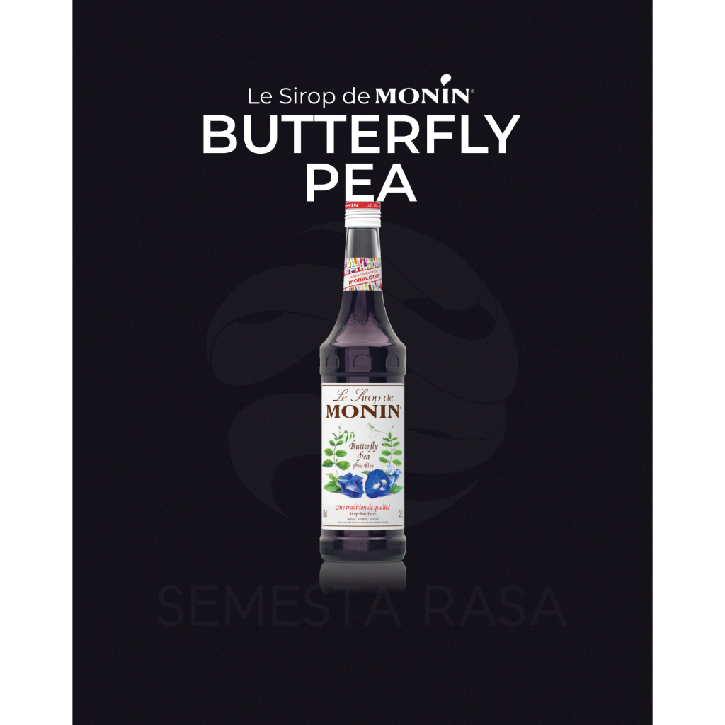 

Monin Butterfly Pea Flower Syrup 700ML | Sirup Bunga Telang Tea Biru 700ML