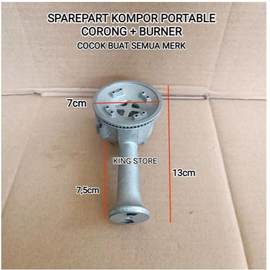 Corong Tungku Kompor Gas Cerobong Kompor Gas Camping  Portable Corong Burner Kompor Gas