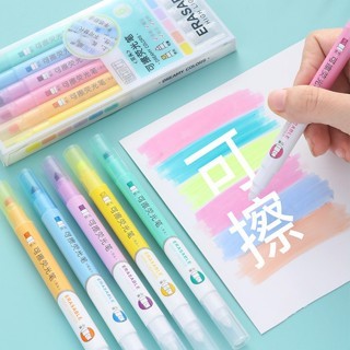 

bisa dihapus Highlighter Pastel 6 Warna - Stabilo Gemes Warna Pastel Cute untuk Catatan & Journaling