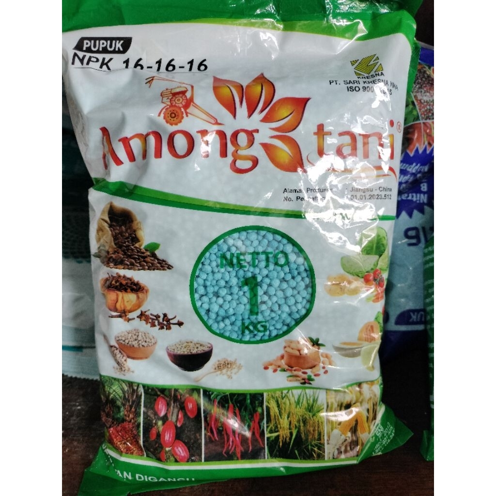 Pupuk NPK 16 16 16 Among Tani 1 kg