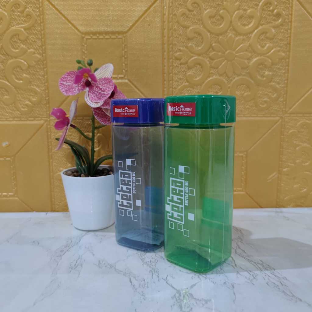 HARGA PROMO  Botol Minum Tetra 440Ml Tempat Minum Sekolah Botol Kulkas Tetra Basichome BY FAEYZA MAL
