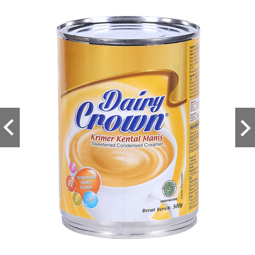 

SUSU KENTAL MANIS CAP DAIRY CROWN KRIMER KENTAL MANIS 500g