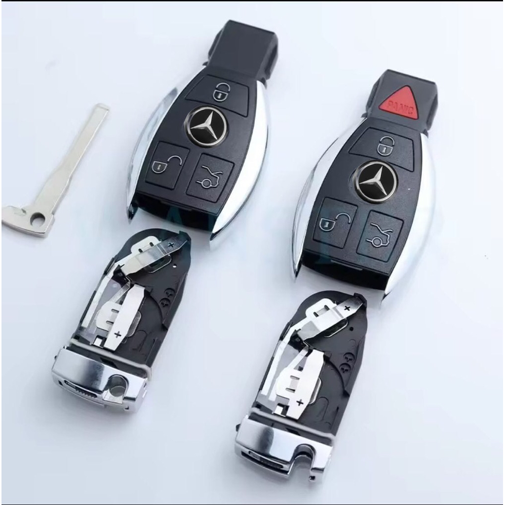 casing kunci remote Mercedes Benz Dua battery  W203 W204 W205 W210 W211 W212