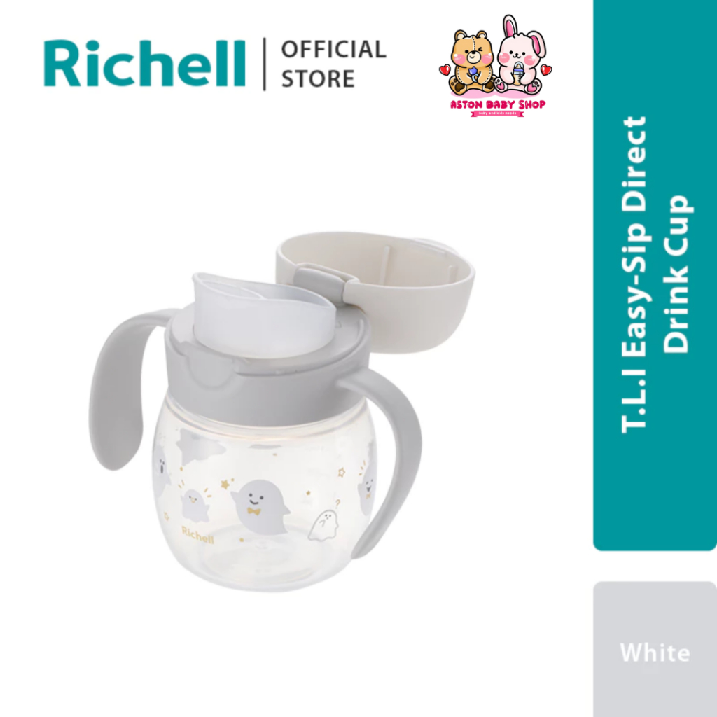 Richell T.L.I Easy-Sip Direct Drink Cup 270ml / Botol Minum Direct / Botol minum anak bayi TLI Easy 