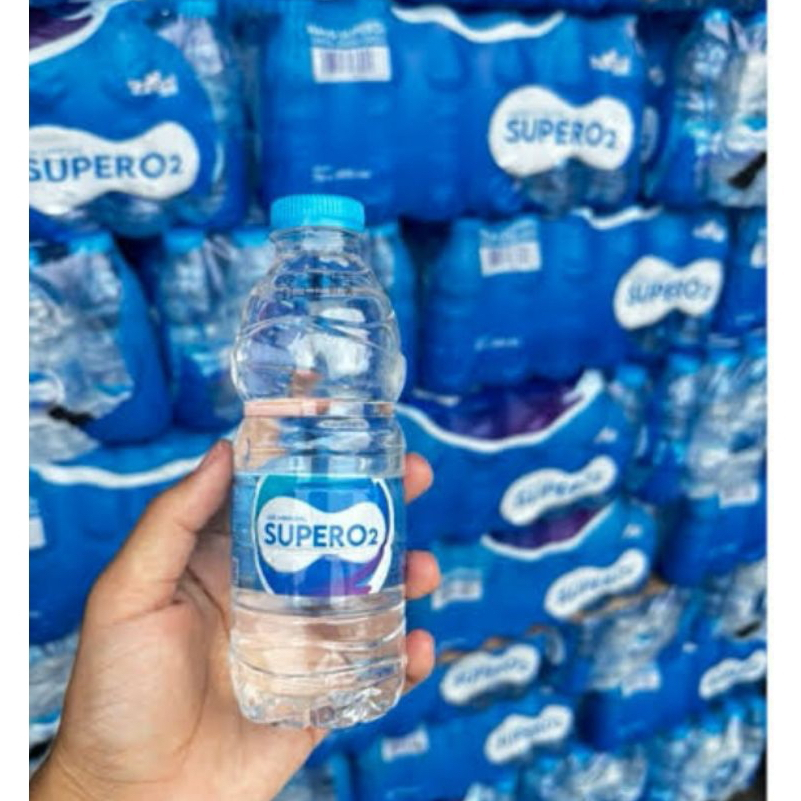 

Air minum minerak super O2 ukuran 200ml/ mineral water super O2/ air mineral super O2 200ml 1 pak