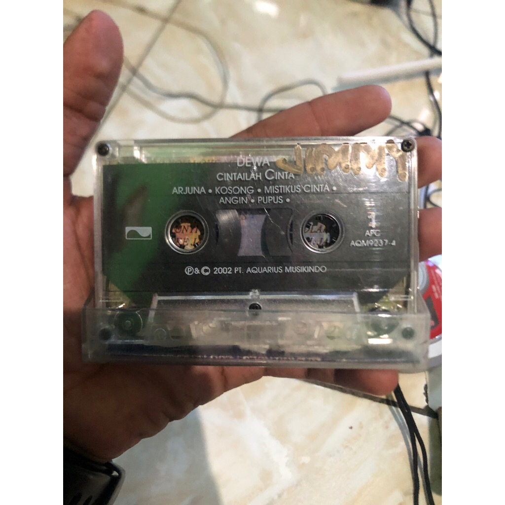 kaset pita cintailah cinta dewa no cover