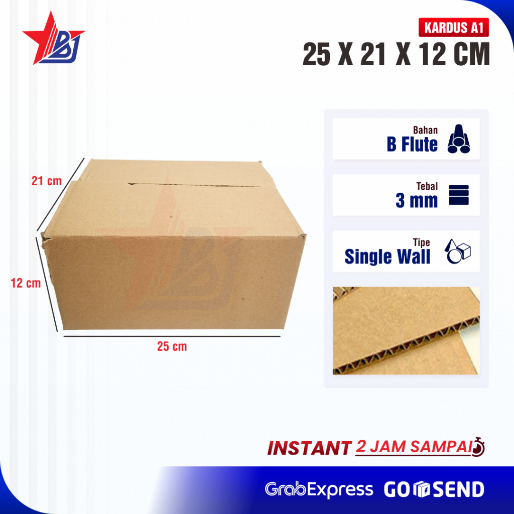 

Kardus / Box / Karton / Aksesoris / Kotak / Dus Packing 25 X 21 X 12