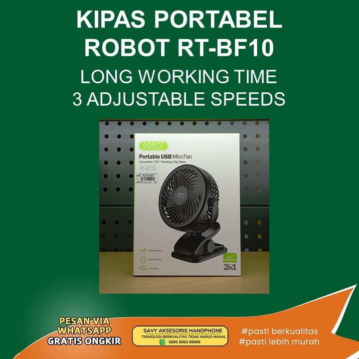 KIPAS PORTABEL ROBOT RT-BF10