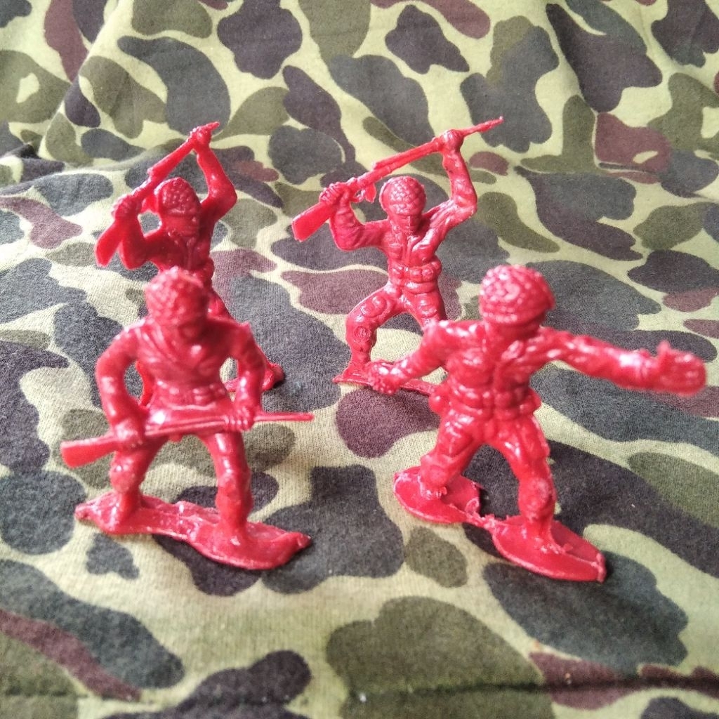 figure combat tentara jadul perang dunia 2 mainan tentara jadul miniatur tentara plastik  jadul dior