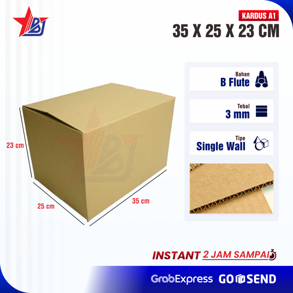 

KARDUS/BOX/KARTON/PACKING/POLOS/DUS MIE/BUKET/SEPATU/PINDAHAN/Uk 35x25x23cm (Kardus 35 x 25 x 23 cm)
