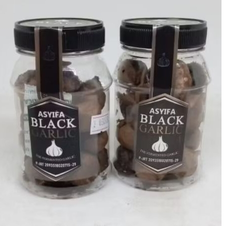 

black garlic 100 gram bawang tunggal herbal alami Asyifa black garlic