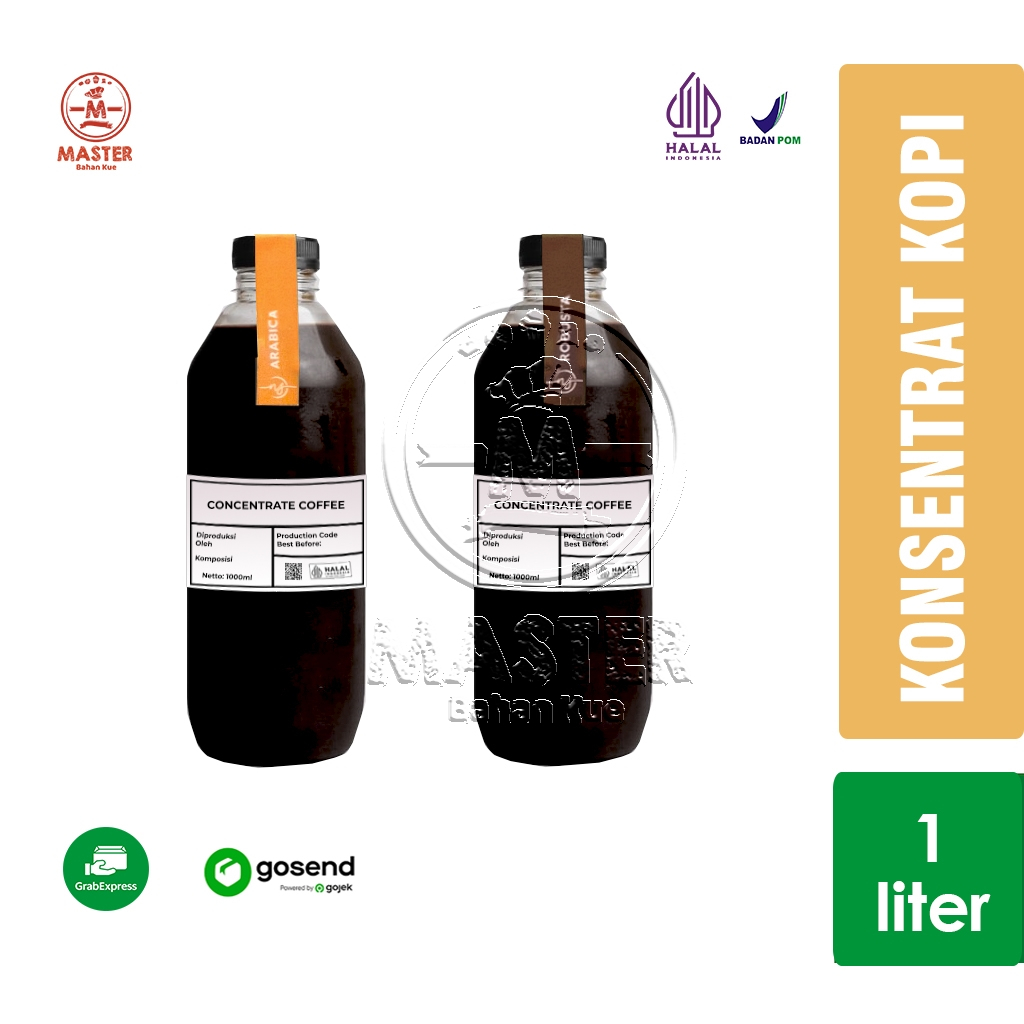 Dutch Original Konsentrat Kopi Coffee Consentrate Botol 1 Liter [KHUSUS INSTANT]