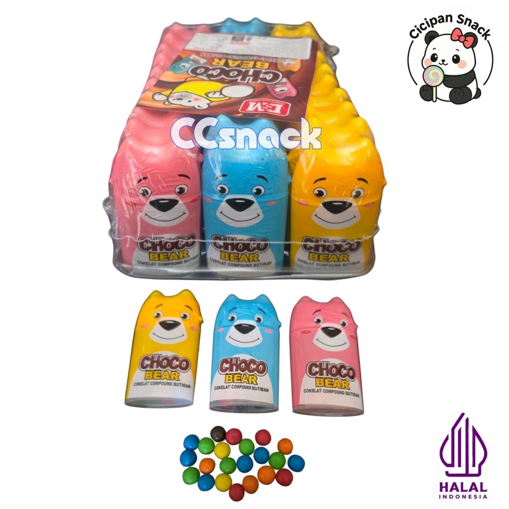 

DSM CHOCO BEAR PAK ISI 30