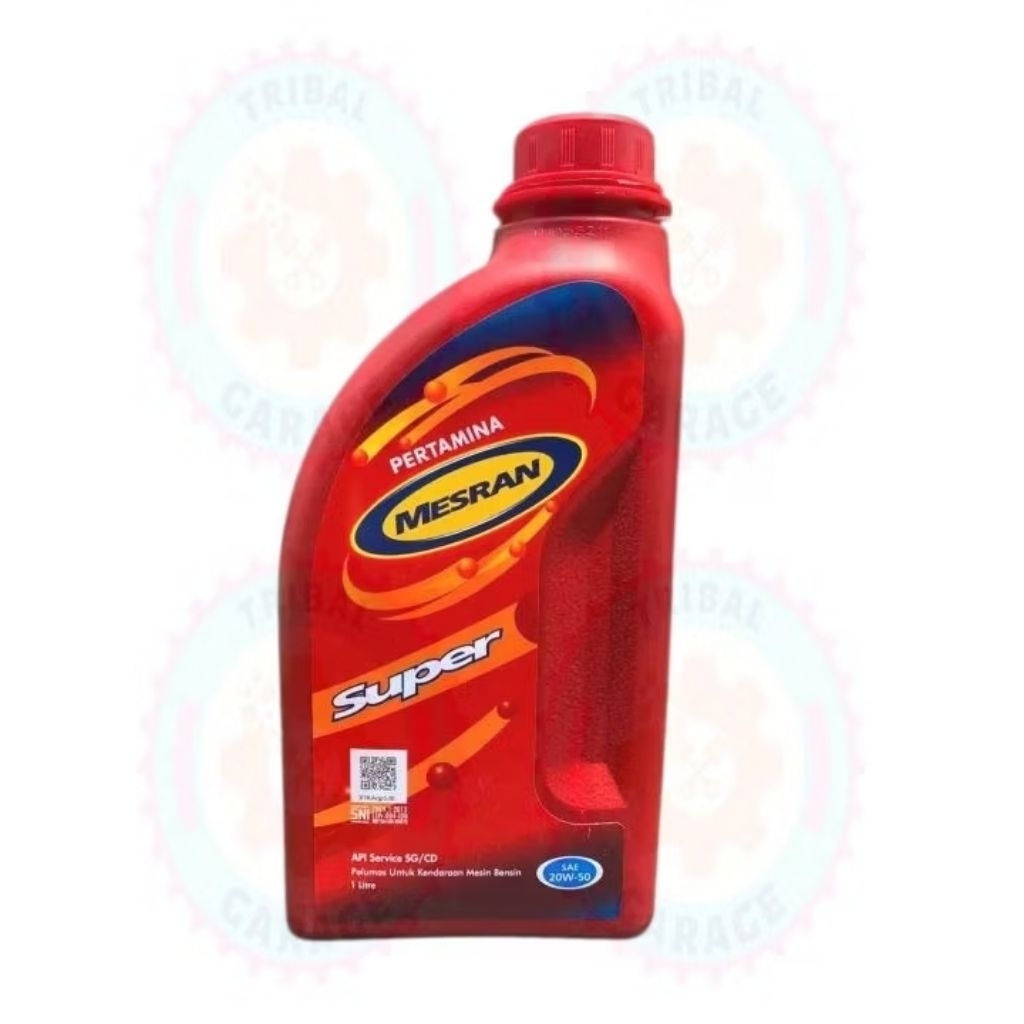 Oli Mesran Super Motor 1 Liter SAE 20W-50
