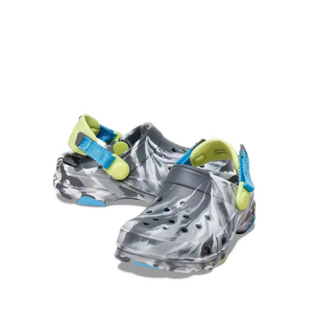 Preloved Crocs Ori Grey Marbels Toddler