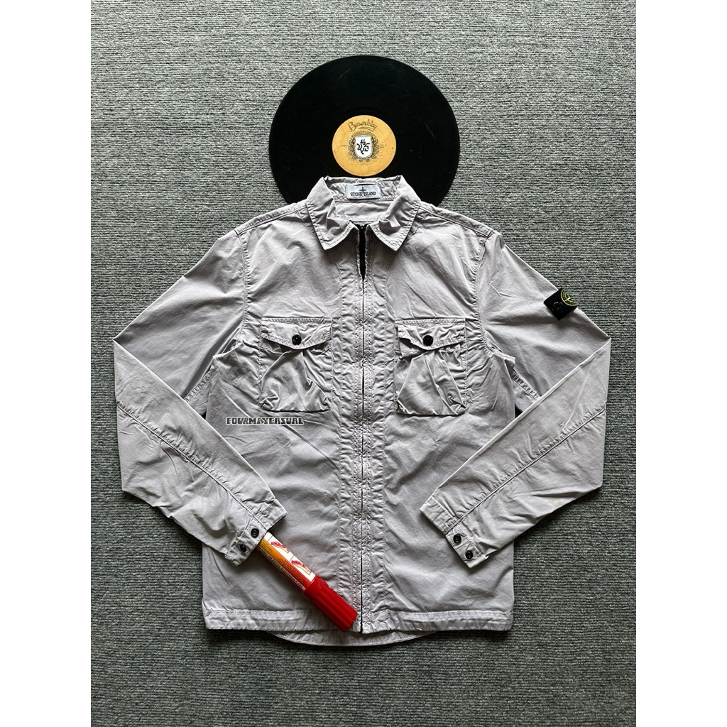 Stone island overshirt junior lilac