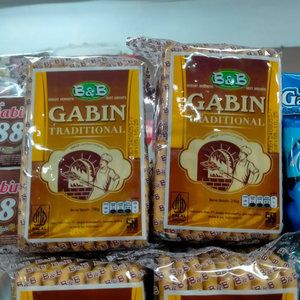 

B&B Gabin Traditional 210 gr / Biskuit Gabin 210g