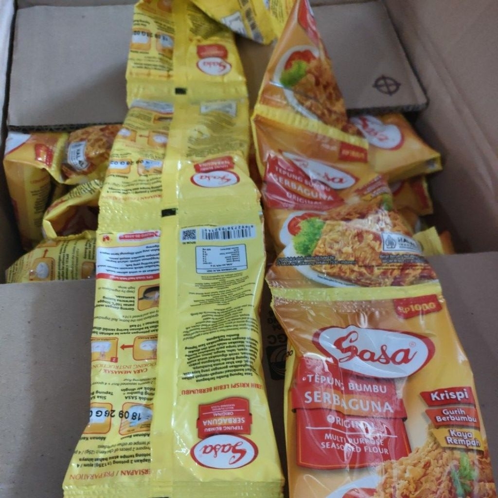 

tepung bumbu Saa serbaguna 1 renteng isi 10 sacset