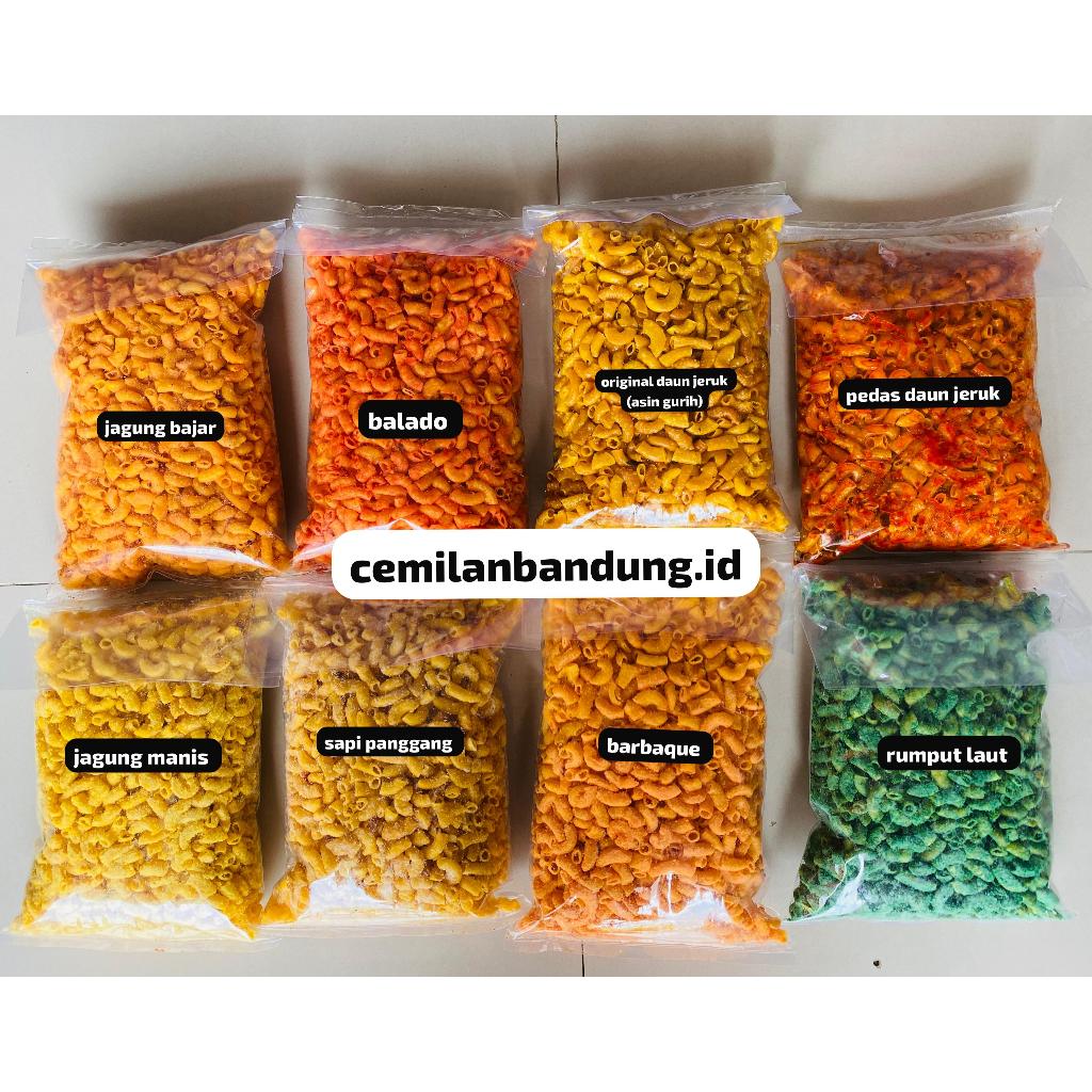 

MAKARONI KRIUK ANEKA RASA READY VARIAN RASA BALADO/BARBAQUE/SAPI PANGGANG/JAGUNG BAKAR/JAGUNG MANIS/RUMPUT LAUT/PEDAS DAUN JERUK/ORIGINAL DAUN JERUK