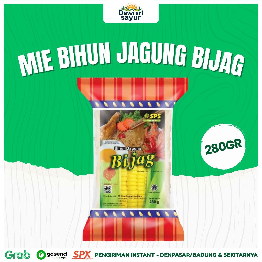 

Mie Bihun Jagung Bijag 280gr – Dewi Sri Sayur