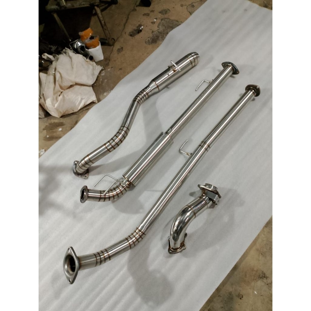 knalpot cumi darat Fullset mobil Ford ranger