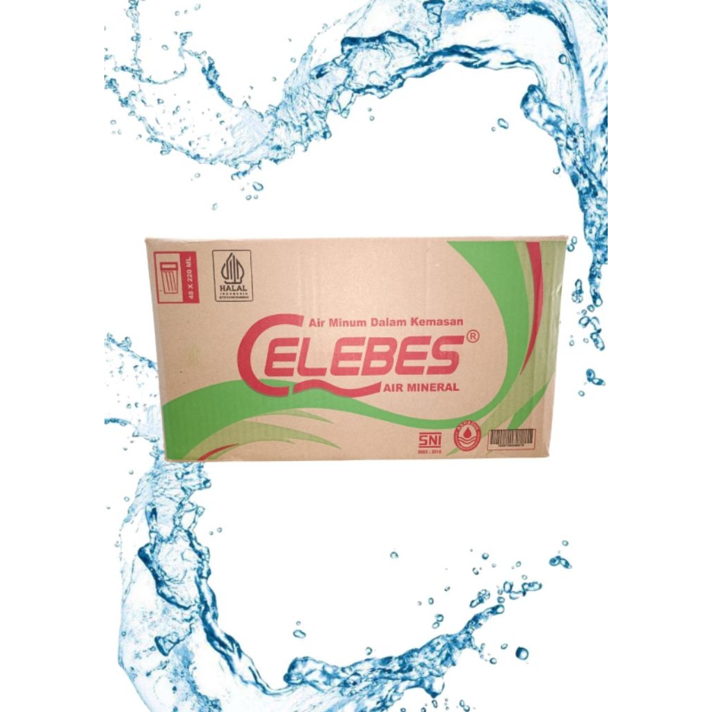 

Celebes Air Gelas 220 ml ( 1 dos isi 48 Cup )