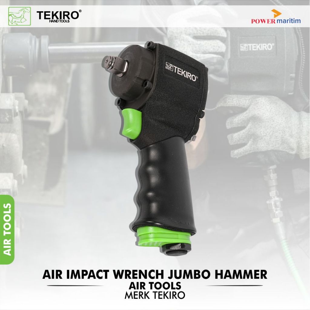 Tekiro Alat Pembuka Baut Tenaga Angin Jumbo Hammer Air Impact Wrench Jumbo Hammer AI1668