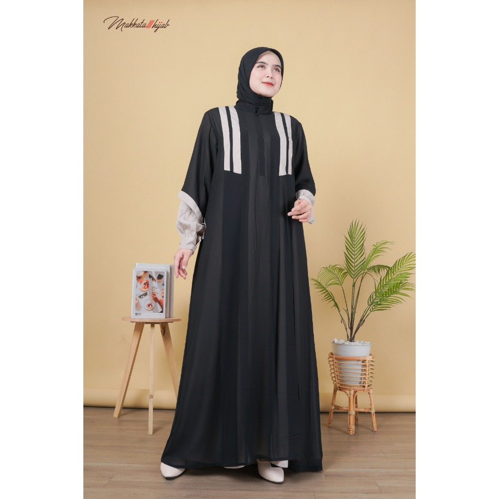 NEW Maizah Dress Gamis Wanita Butik Mewah Premium Elegan Ori Branded Kekinian Fashion Muslim Makkata