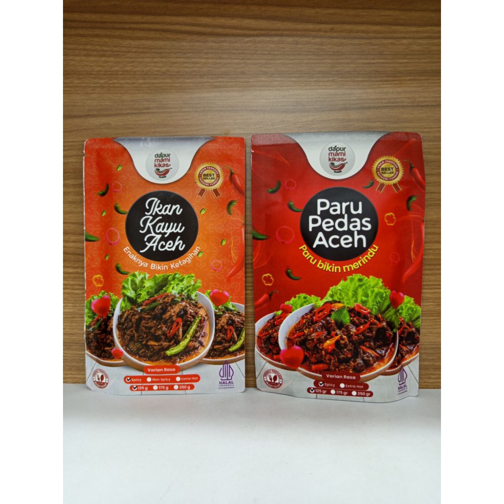 

paru pedas aceh dan ikan kayu aceh