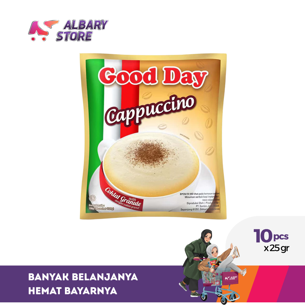 

Good Day Cappucino Renteng (10 x 25 gr)