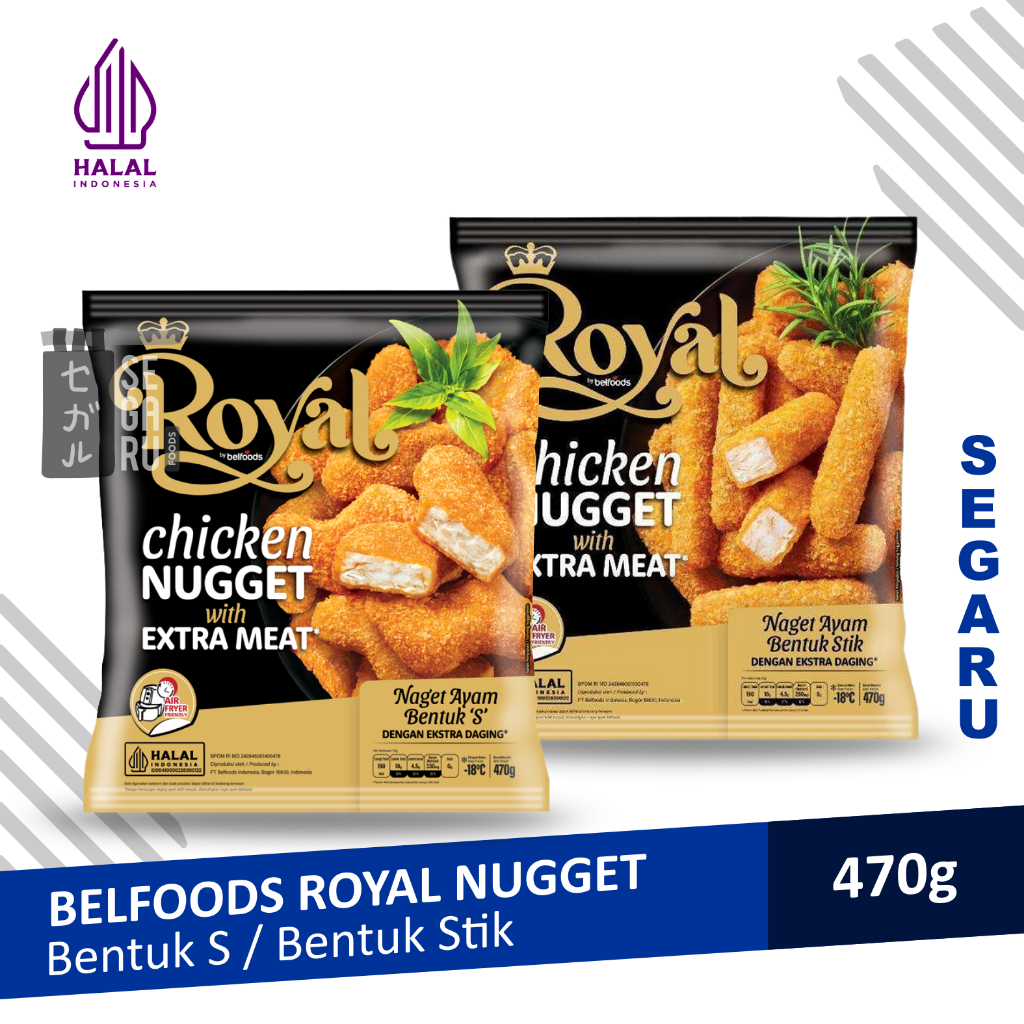 

BELFOODS Royal Chicken Nugget 470gr