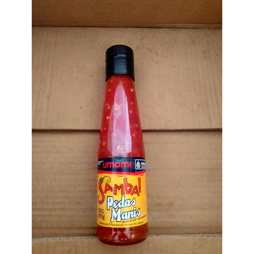 

Umiami Sambal Pedas Manis 270gr Umiami Sambal Pedas Manis 270gr