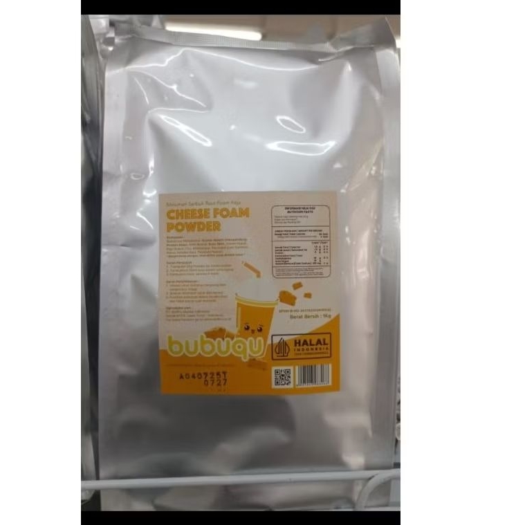

Cheese Cream Bubuqu / Cheese Foam Bubble Tea [1 Kg] - FasyAnita Mart Denpasar