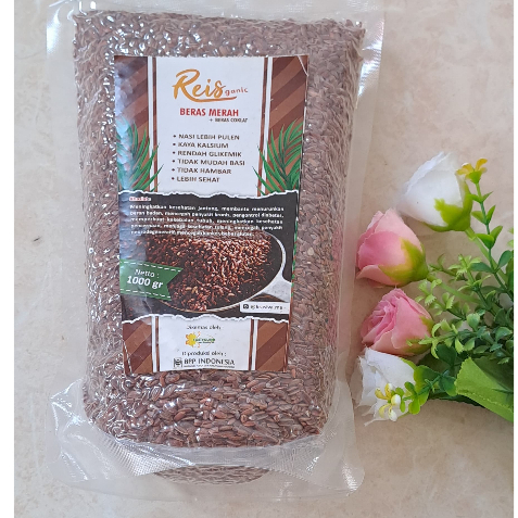 

Beras Merah Organik, Beras Sehat tanpa bahan kimia Reis Ganic 1 kg