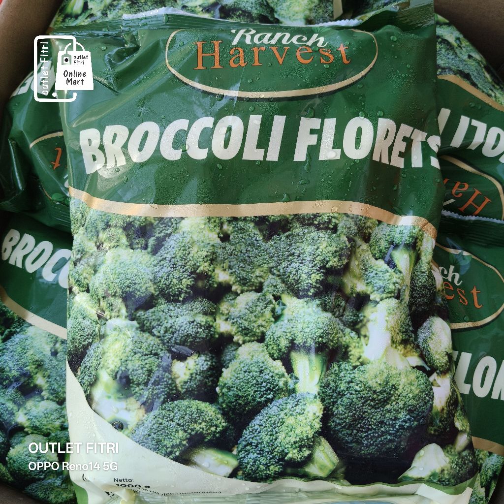 

[1kg] RANCH HARVEST Broccoli Florets - Brokoli Frozen