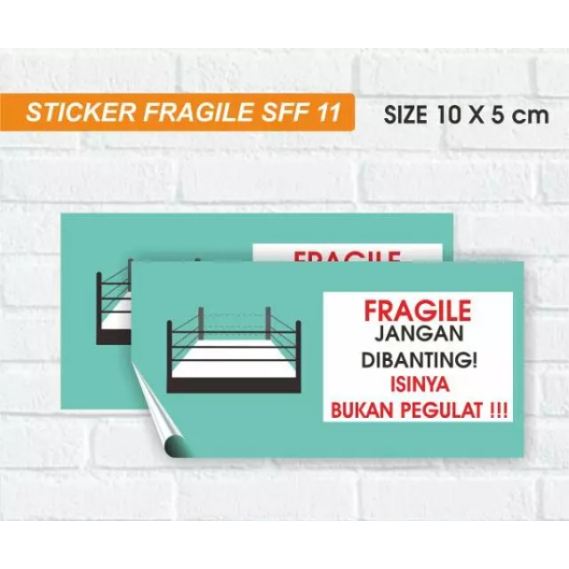 

[100 pcs] STIKER STICKER FRAGILE LUCU UNIK READY STOCK