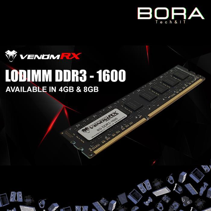 Memory Longdimm VenomRX DDR3 4GB / 8GB 1600MHz PC3-12800 Ram Komputer PC Desktop / Ram 8gb ddr3