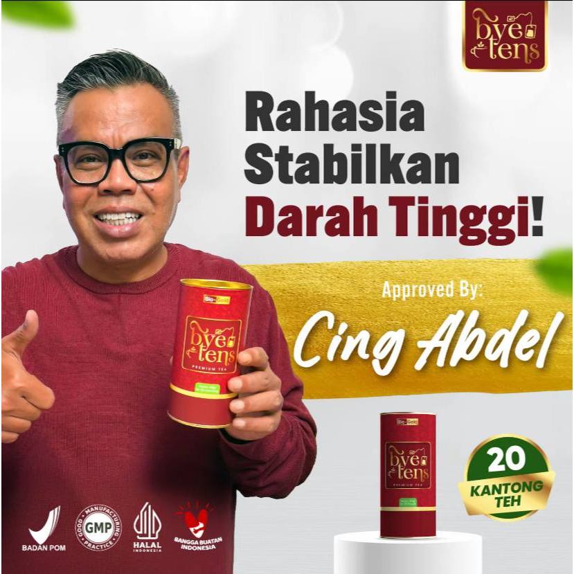 

[BIO GOLD] Bye Tens Premium Tea 40gr - Teh Hipertensi Membantu Menurunkan Darah Tinggi Greentea BPOM
