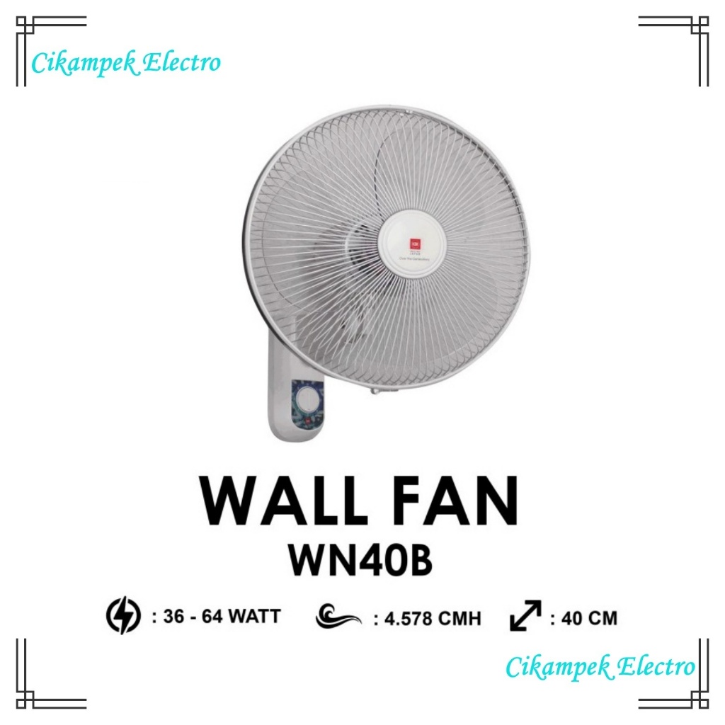Kipas Angin Tembok KDK WN 40 B / WN40B ( 16 Inch )