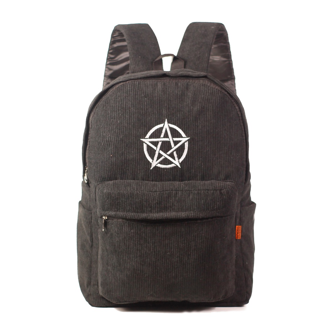 Tas Ransel Corduroy Unisex - Tas Ransel Corduroy Multyfungsi